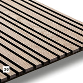 Akustinė tašelių plokštė (26, pilkai ruda, juodas veltinis)