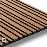 Akustinė tašelių plokštė (30, ruda, juodas veltinis)