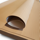 Frezuota MDF plokštė ovaliais tašeliais 3.5x1220x2440 mm