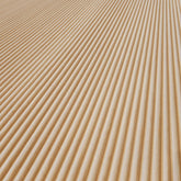 Ąžuolo ovalių tašelių lankti plokštė 4x600x3000 mm